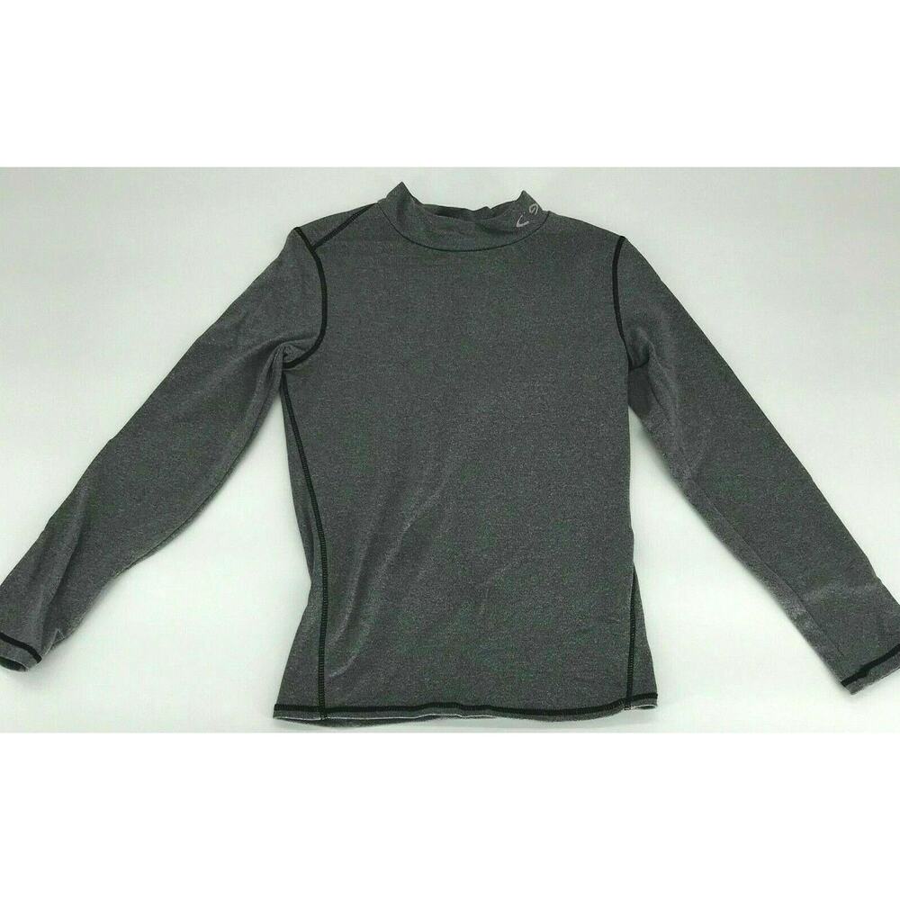 Champion Boys Tee T-Shirt Long Sleeve Athletic Workout Gray Size Medium 8-10